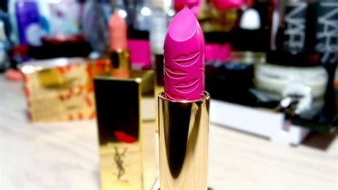 ysl rouge pur couture le fuchsia review|YSL fuchsia.